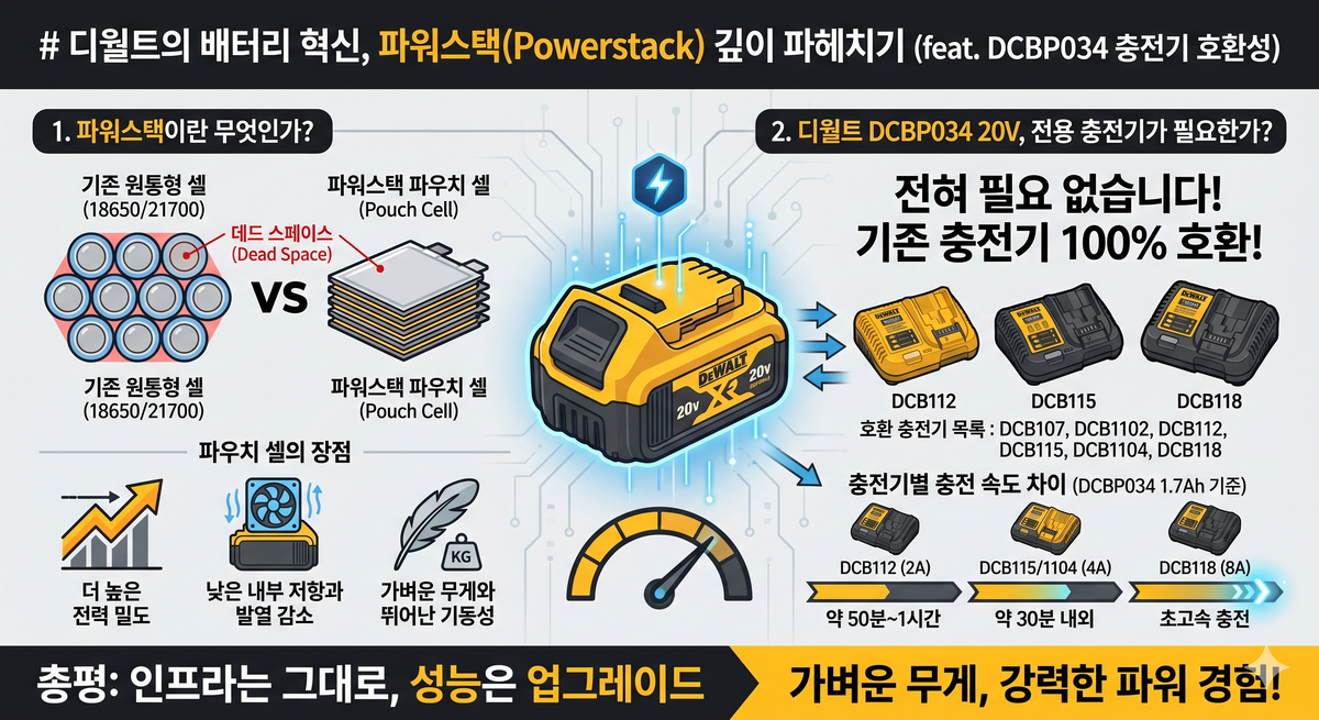 디월트의 배터리 혁신, 파워스택